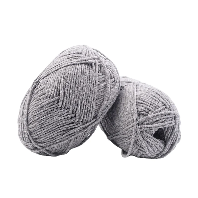 Cheap multiple Milk Cotton yarn Knitting Thread Soft Warm Baby yarn for Weaving Knitting & Crochet