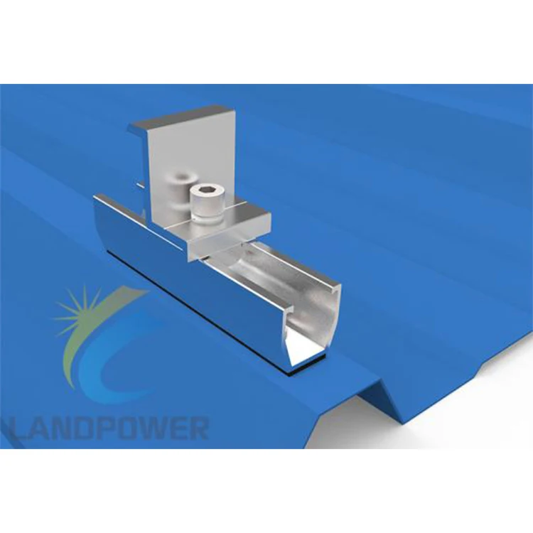 OEM Supplier Solar Roof Aluminium Mini Rail Solar U Rail Used On Trapezoid Metal Roof Sheet