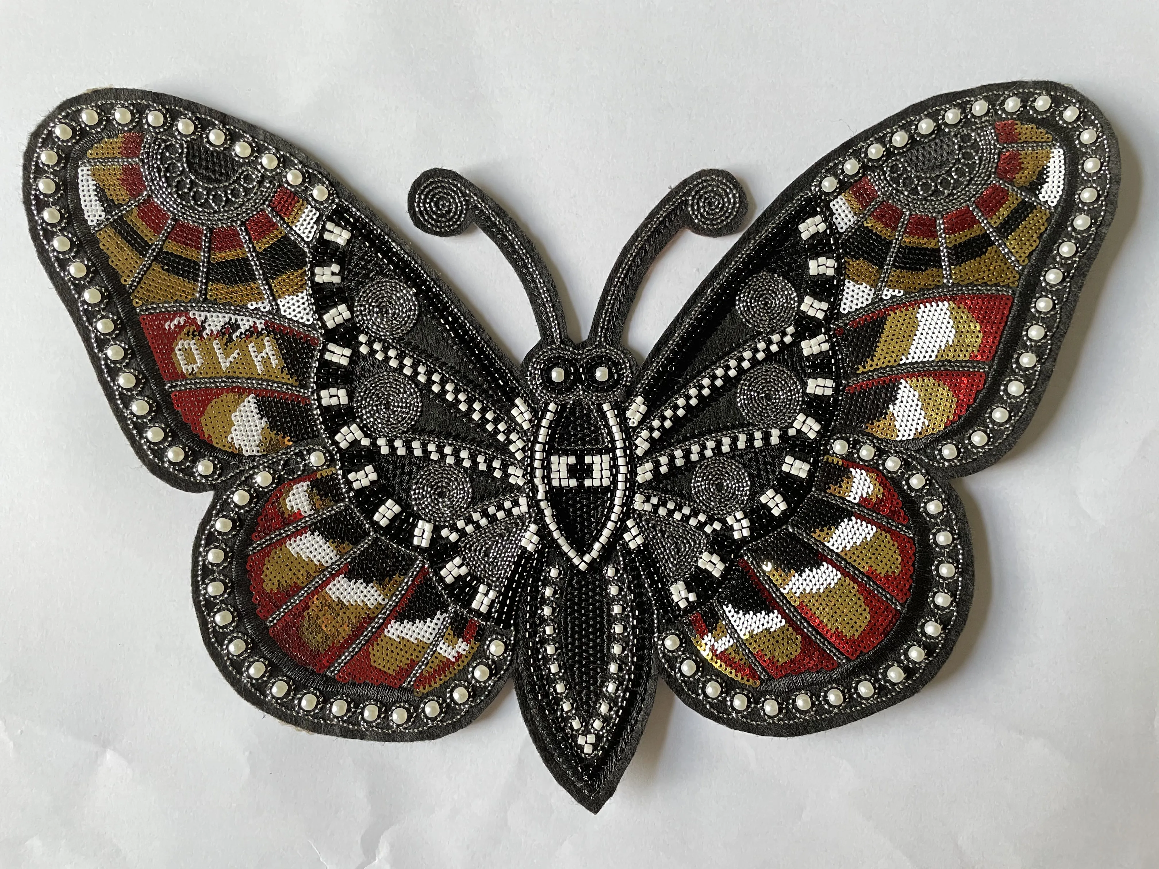 Industrial apparel machine flat embroidery sequin beading cording boring devices 1200RPM single head embroidery machine