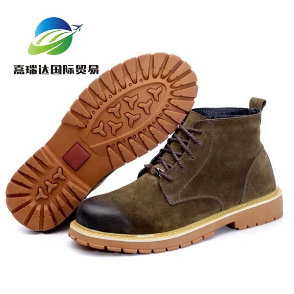 Popular Design New Martin Boots Men Lace-up Calf-high Boots