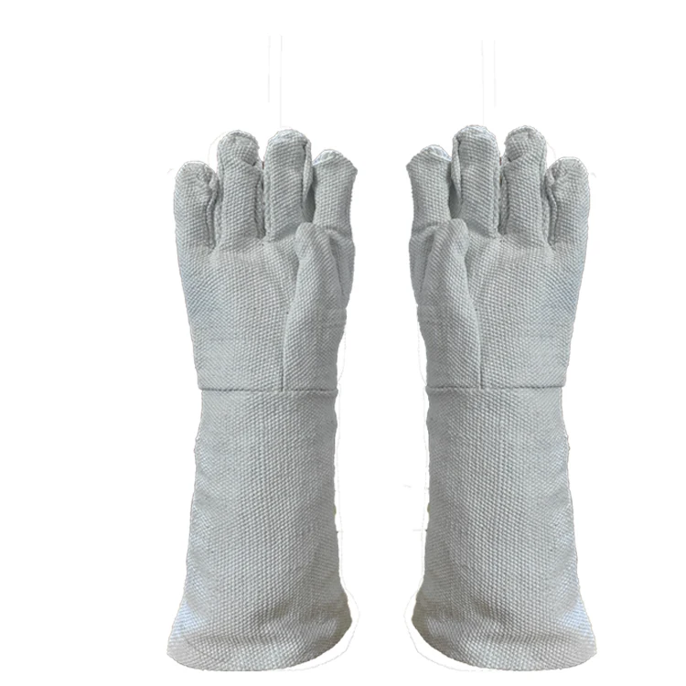High temperature resistant, fireproof, anti scalding, flame retardant, and labor protection asbestos gloves