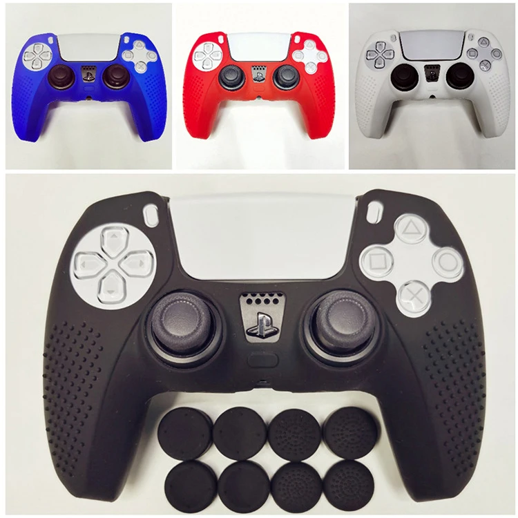 In Stock PS5 Silicone Case Dust Cover Game Controller Accessories For Ps5 Gamepad Silicone Cover PS