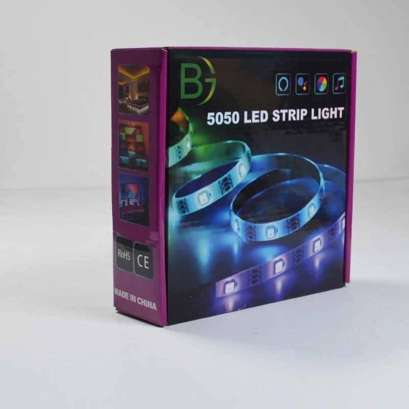 Luces 80 Mini IR Controller RGB LED Strip Light SMD 5050 Light Strip 60leds Per Meter Strisce Led Copper Les 5M DC 12V OEM 30000