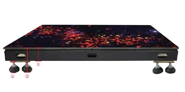 Customized IP65 Full Color Interactive Programmable P3.91 DJ Booth Bar Dance Floor Led Display Screen