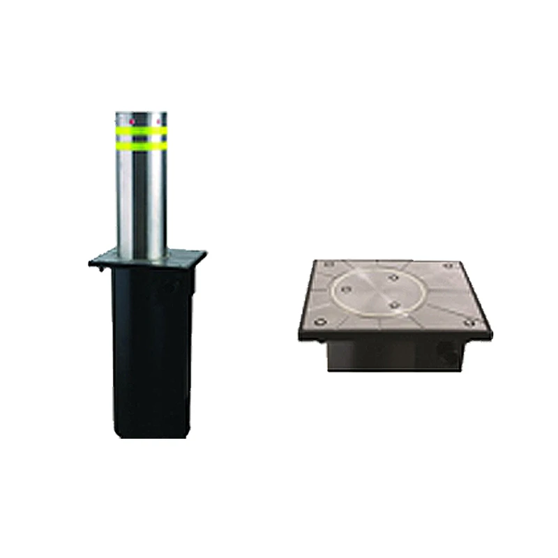 Automatic electric retractable hydraulic lifting steel rising security parking bollard barriers cheap  price