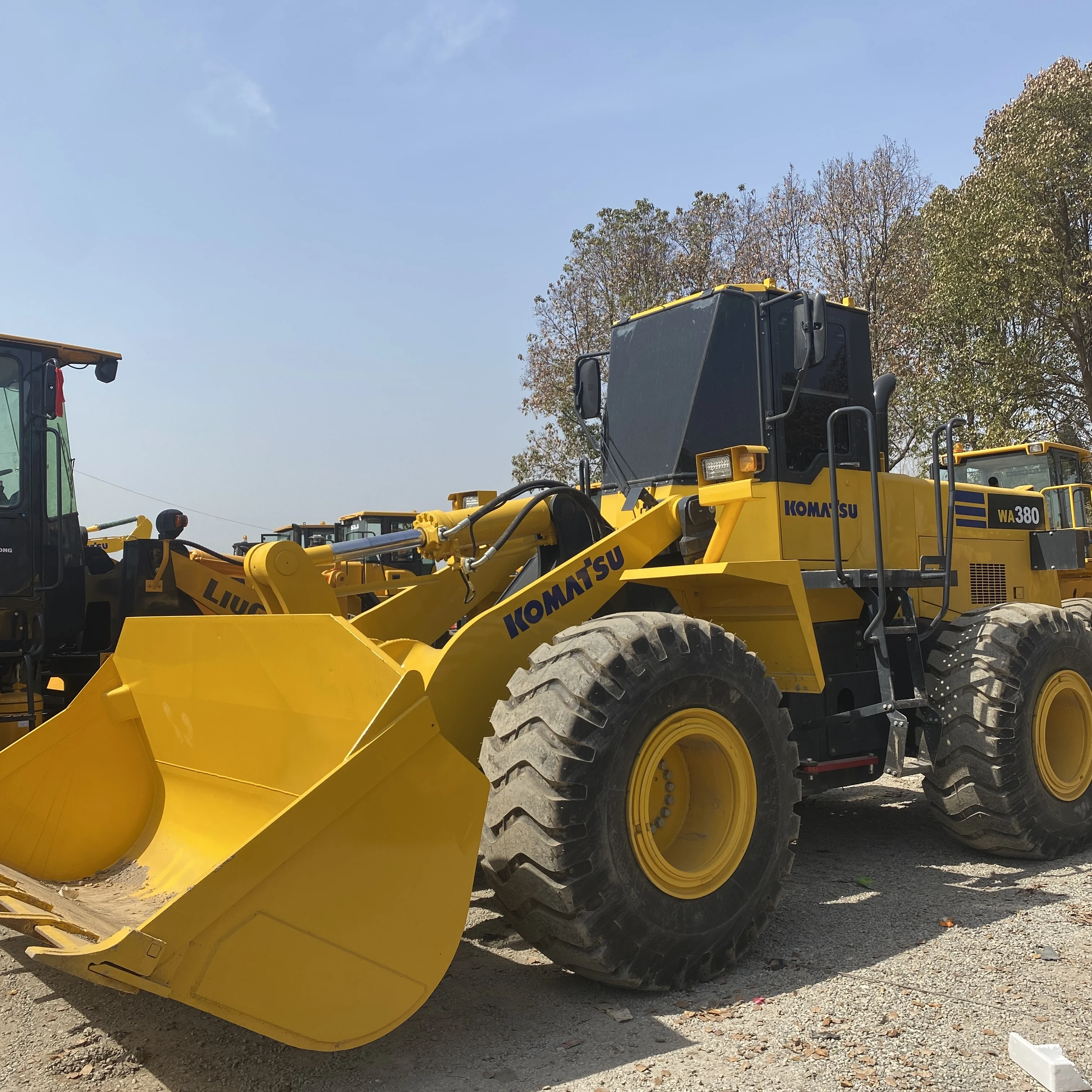Оригинальный тяжелый погрузчик Komatsu Wa380 колесный для продажи