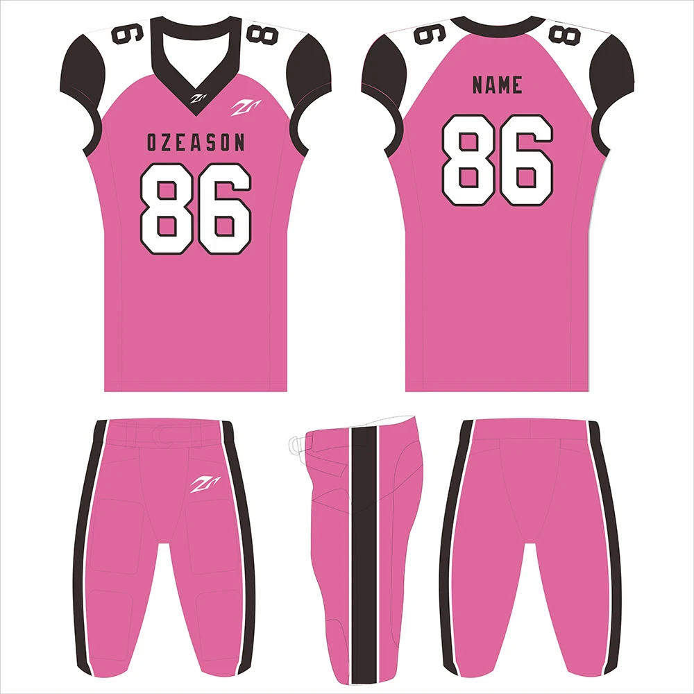 Custom tackle twill mesh youth american football practice jersey sublimation american football uniform for men