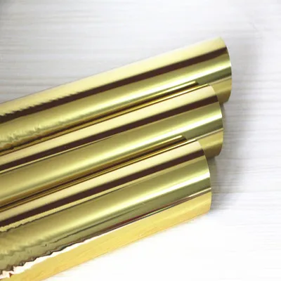 64cm Width 120m Length Copper Hot Stamping Foil for Paper and Plastic Bottle