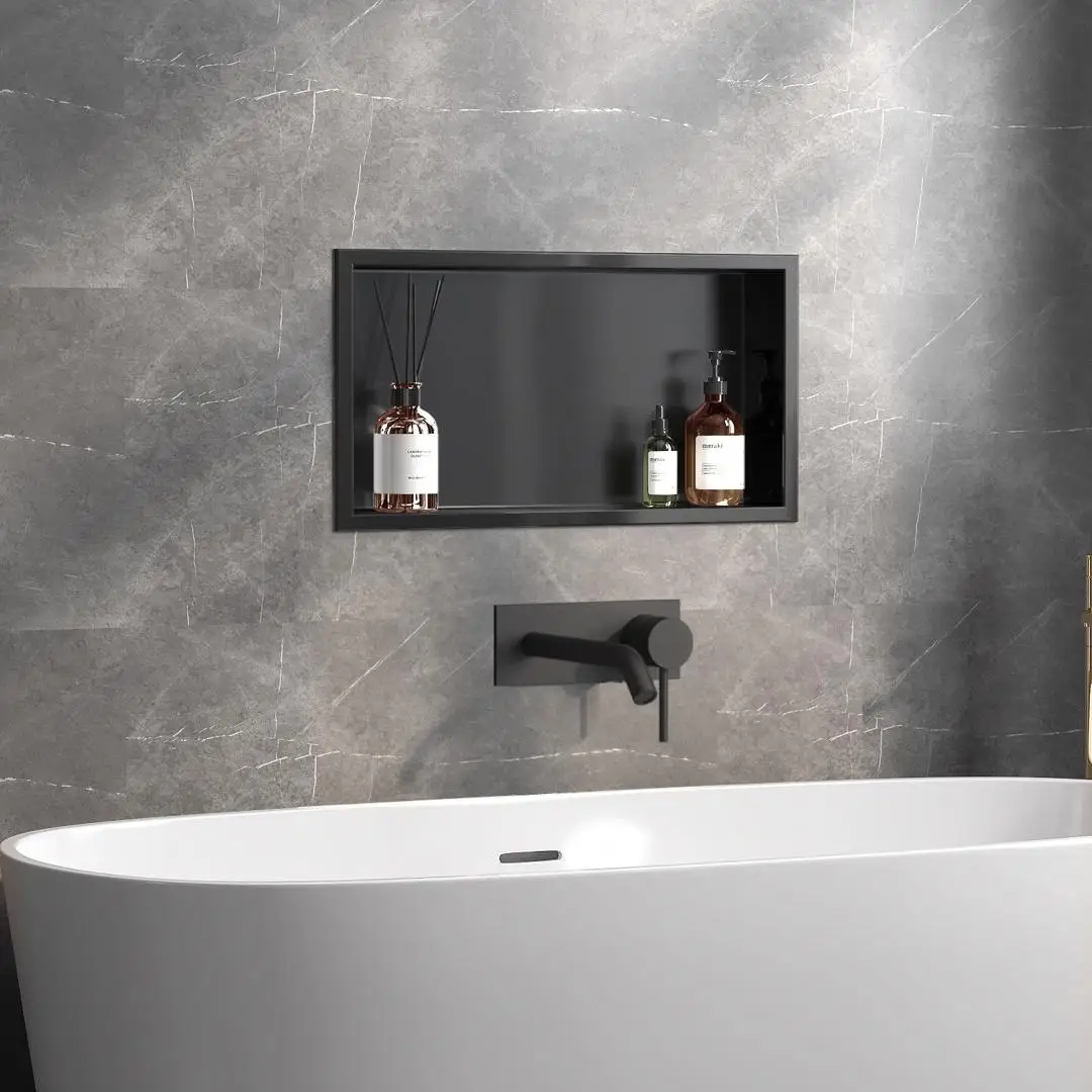 shower niche douche shelf for  storage encastrable brosse wc bathroom wall shower niche