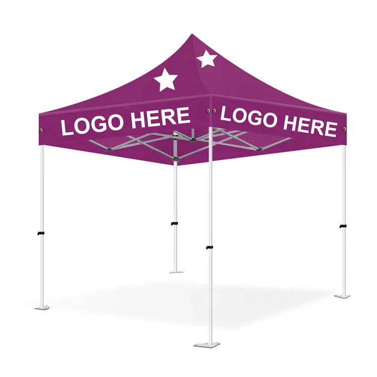 Custom Printing Gazebo 3X3m Steel Canopy Easy Pop up Folding Outdoor Event Canopy Tent