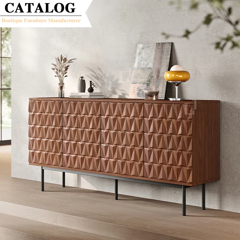 Home Furniture Wooden Storage Shelves Cabinet Kitchen Wood Cabinets Console Sideboard