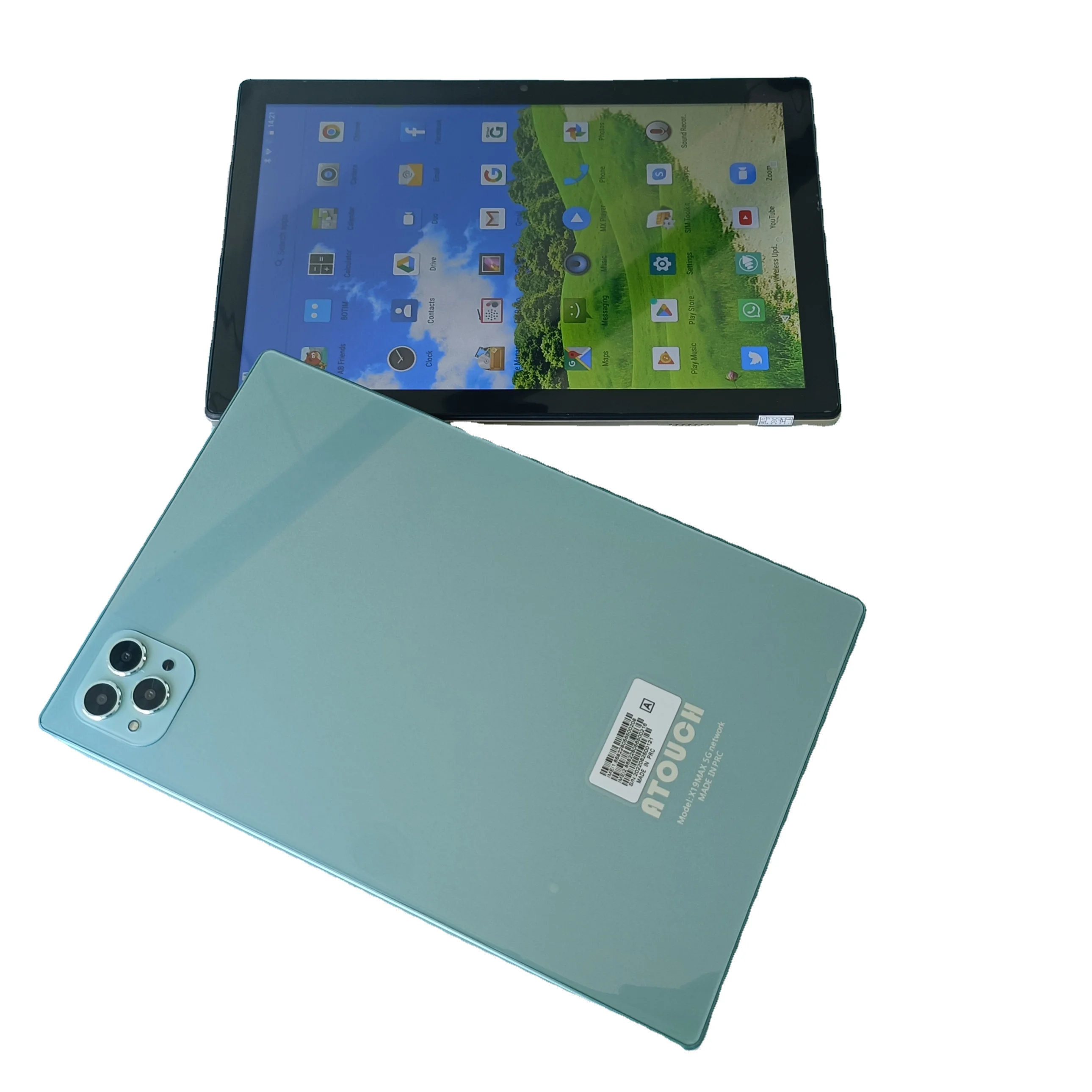 10.1 Inch 2 In 1 Tablet Laptop RAM6GB+ROM256GB MTK Android 12.0 Tablet PC For Student Learning With Keyboard