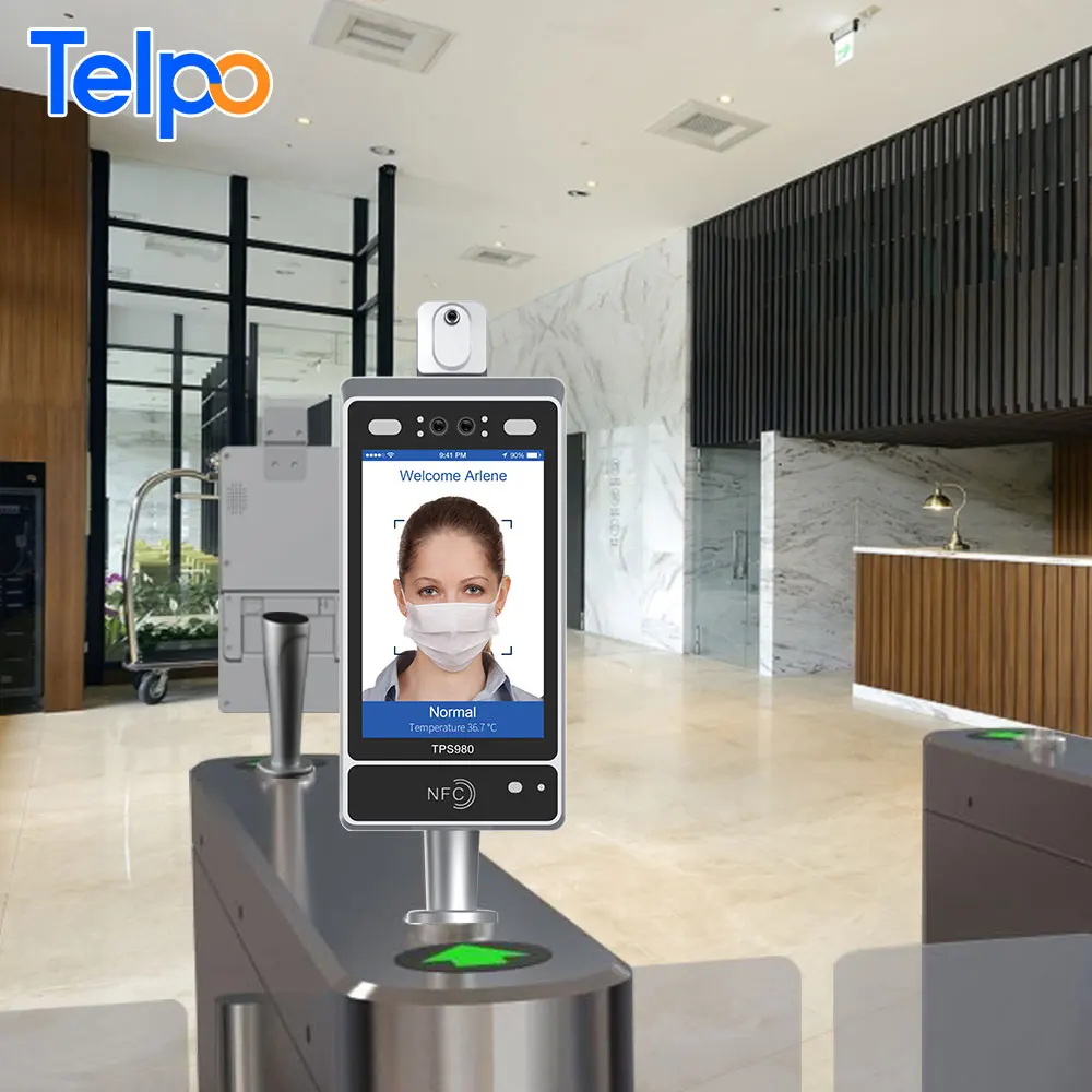 Biometric Face Recognition Time Recording Security Access Control Machine for School