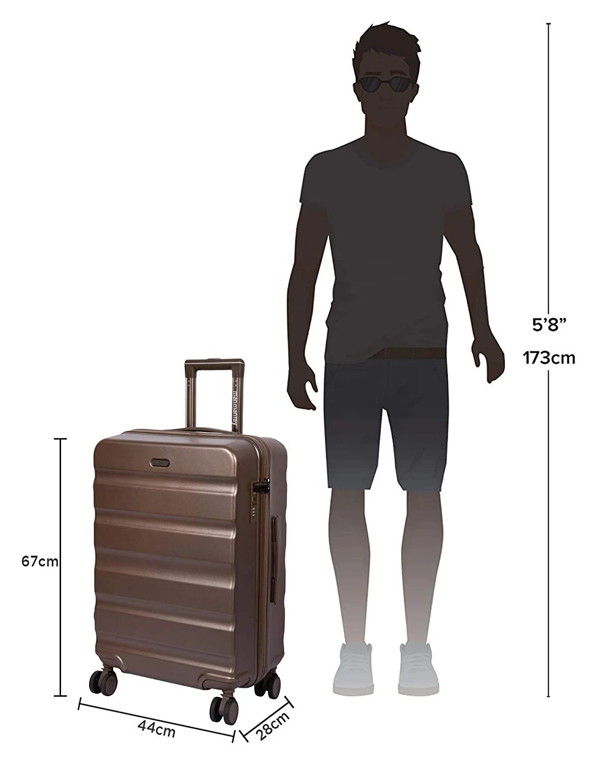 Popular Design Maletas De Viaje ABS Custom Suitcase Luggage Travel Trolley Case