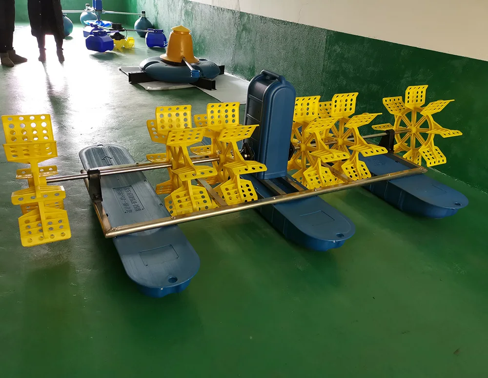 Unmanned Oxygen Increasing Machine Automation Fish Farming Aerator Equipment Fish Pond Paddlewheel Aerator
