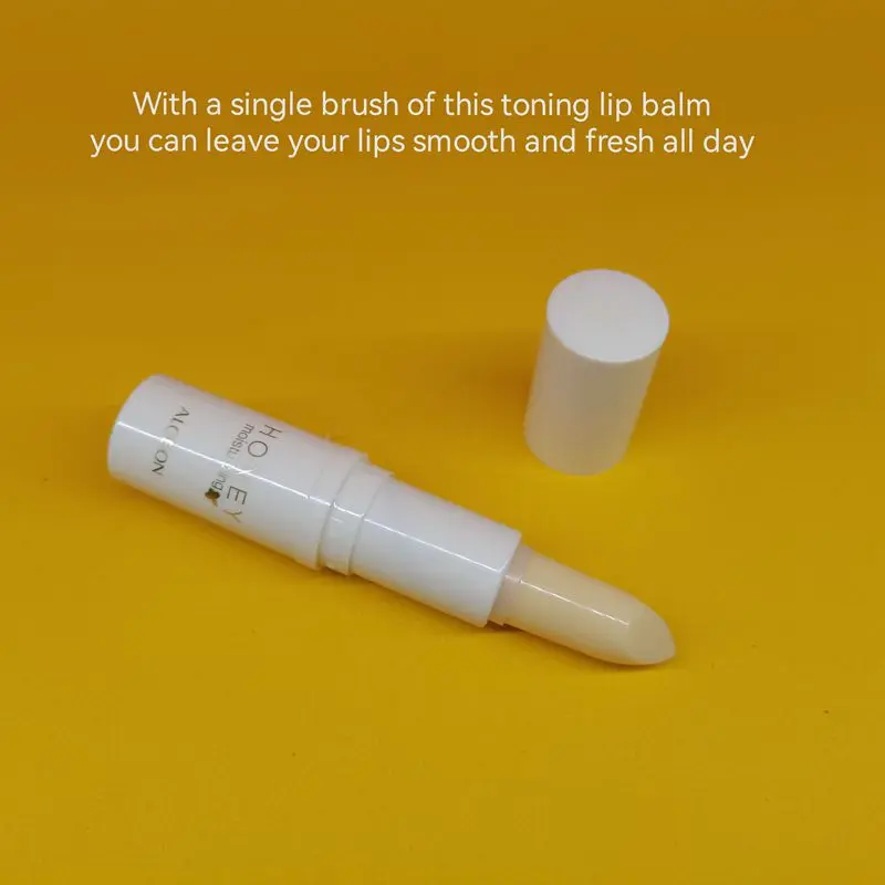Custom logo beeswax nutritious long lasting moisturizing mint lip care chapstick honey lip balm