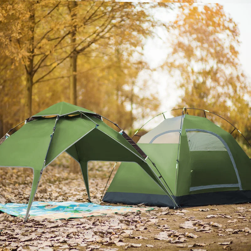 
High Quality Breathable Easy Automatic Foldable Hiking Double Layer Waterproof Outdoor Tent for Camping 