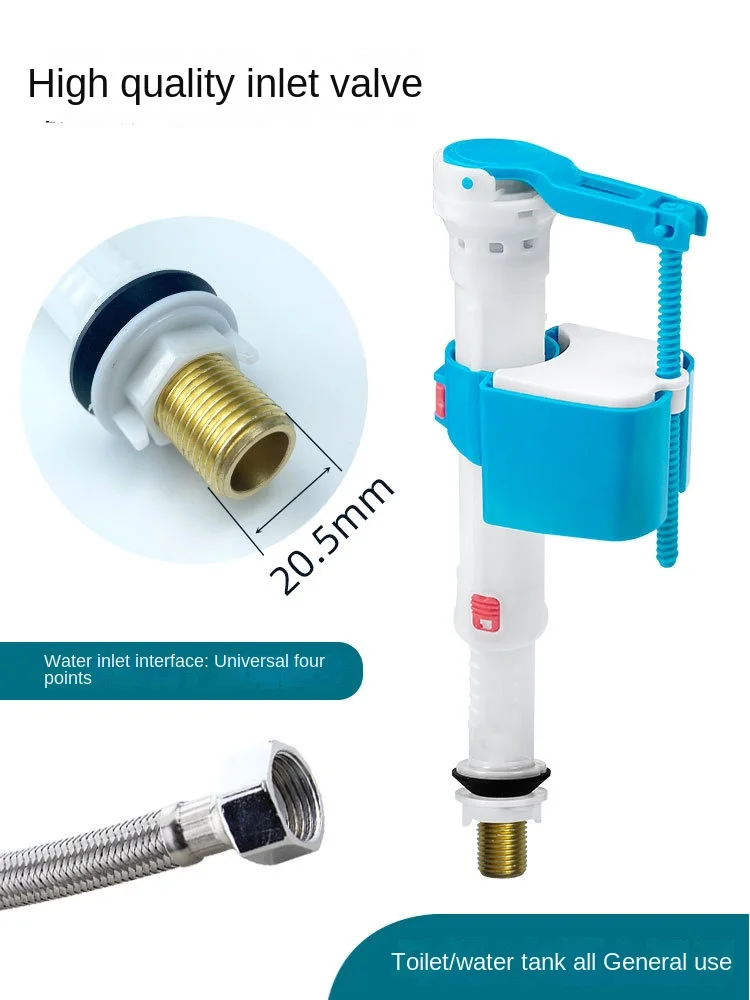 Wholesale Universal Copper Teeth Toilet Water Tank Accessories Water Inlet Valve Fitting for Bathroom