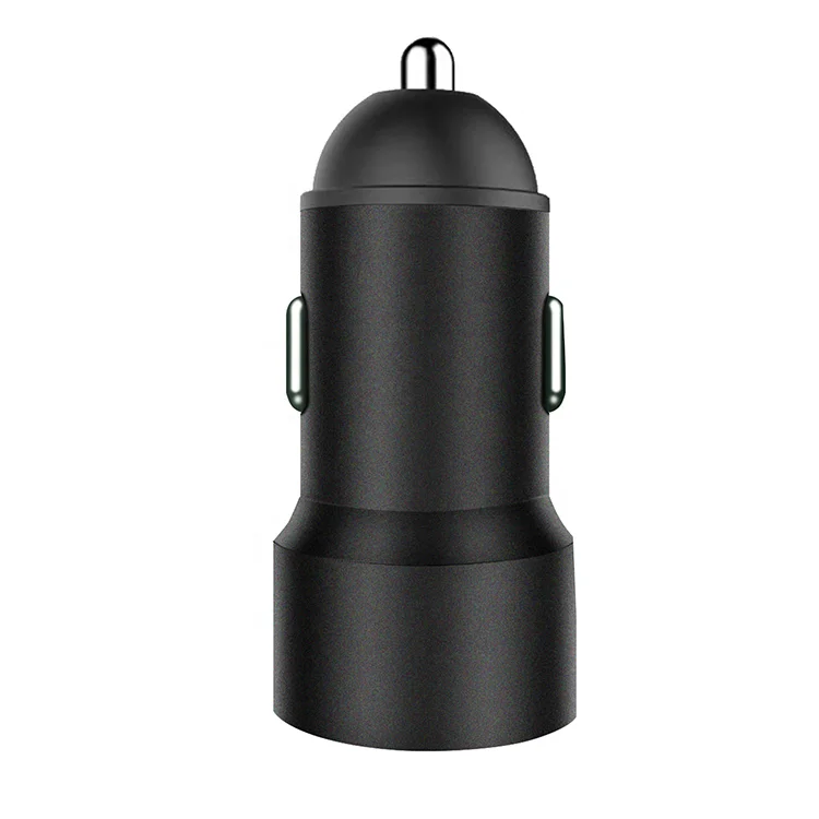 2.4A Multi-function Dual Port USB Quick Car charger with LED Digital Display