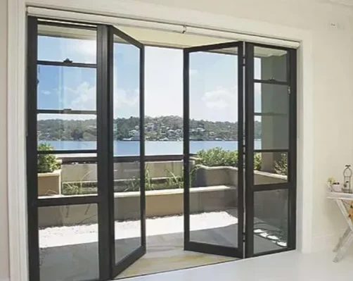 Luxury air-proof waterproof low-e glass double glazed Hurricane proof wet Steam Sound-proof modern exterior door