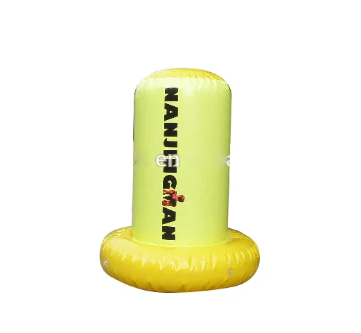 inflatable floating cylinder buoys inflatable water warning tube buoys water safety barriers