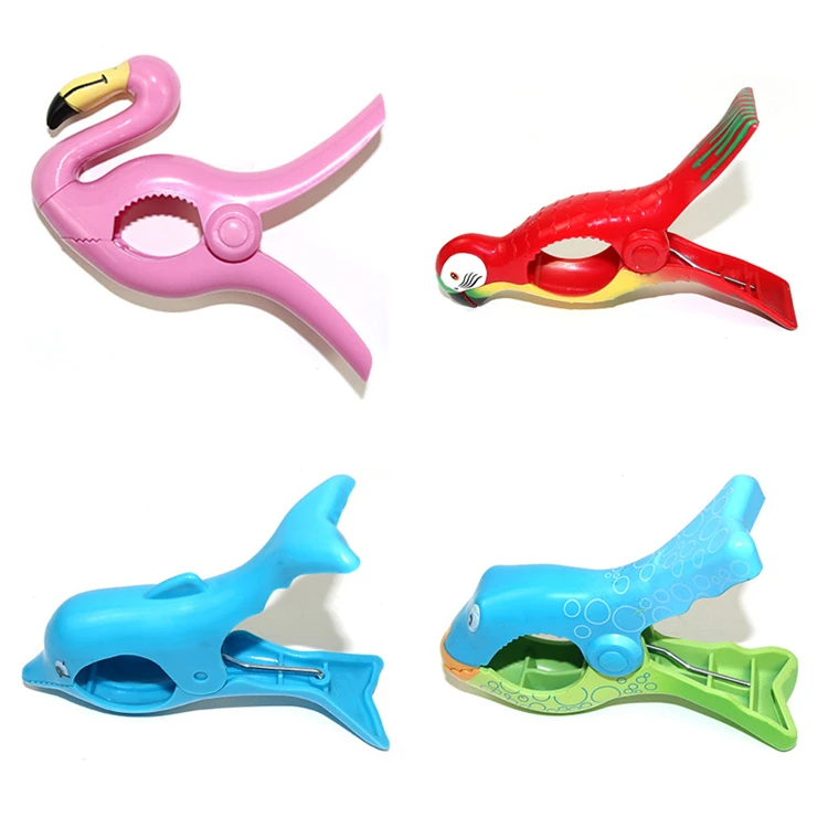 plastic summer innovative custom wholesale beach towel clips pegs for beach chair