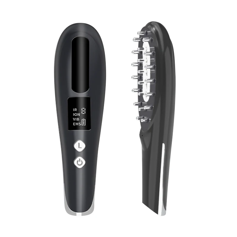 High Quality Scalp Applicator Electric Massage Comb LED  Scalp Applying Potion Dispenser Hair Brush