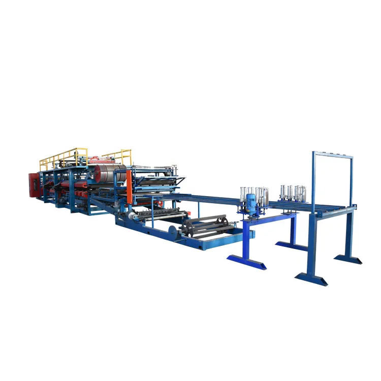 2024 Automatic Rock Wool Sandwich Panel Aluminum Composite Panel Production Line Machine For Roof Sandwich Panels
