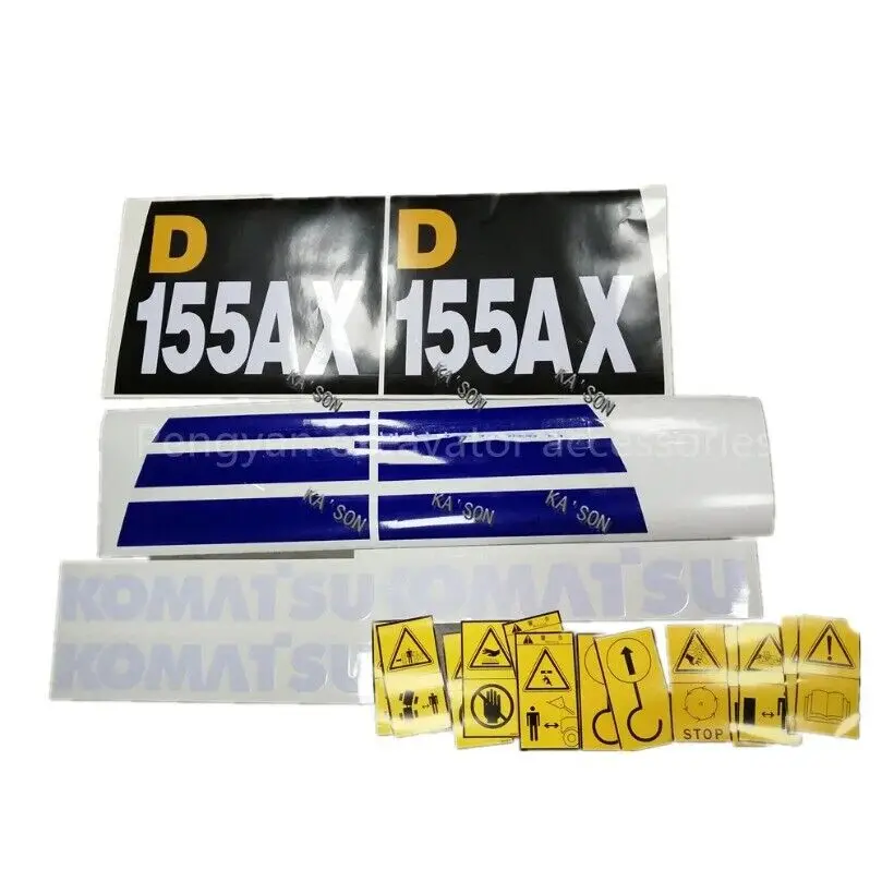 Loader Parts Car Stickers For Komatsu D65PX/D65EX/D60P-11/D68/D155AX Full car Excavator accessories digger digging