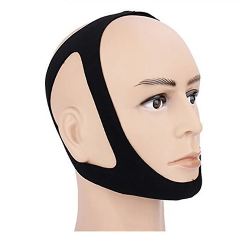 Hot sell 3-piece set Anti snore sleep deep guard stopper aid for device adjustable chin strap