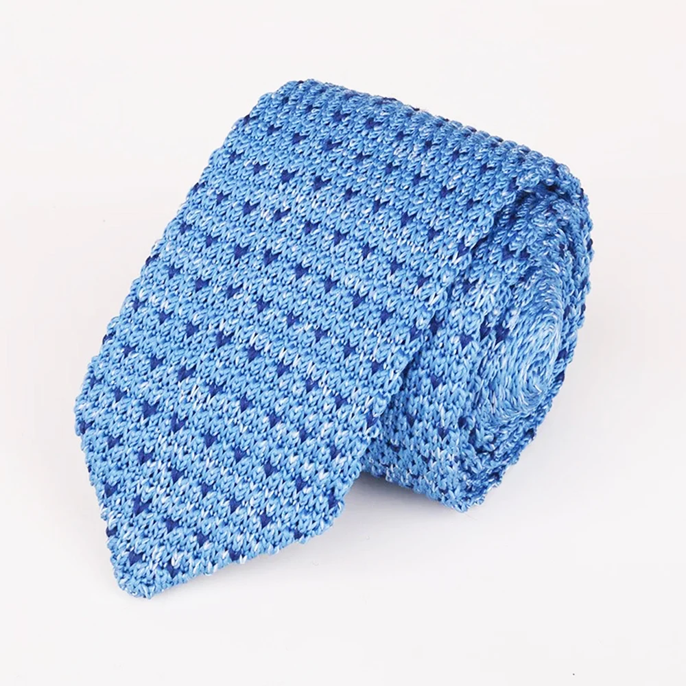  2019 мужские модные галстуки вязаные с индивидуальным рисунком