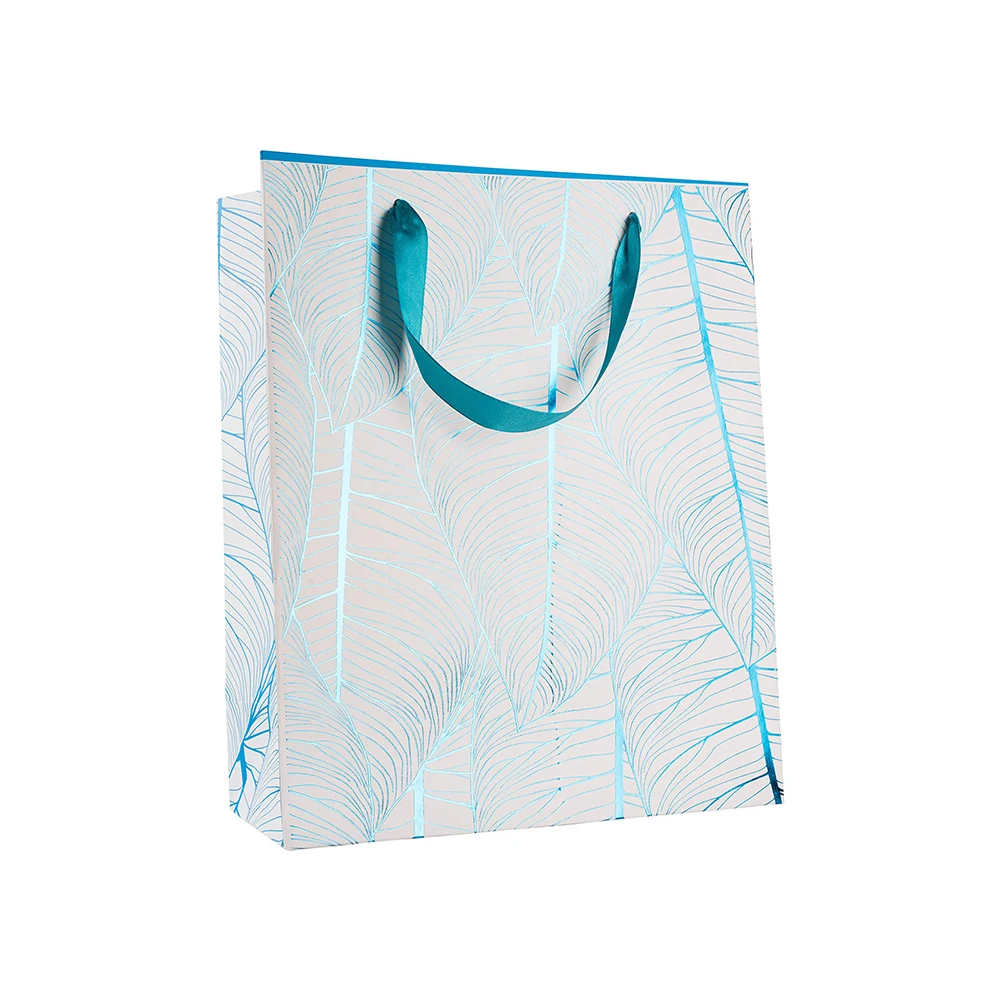 Custom Low Price Festival Gift Packaging Paper Bags Shinny Glossy Fancy Clothes Shopping Paper Bags With Twist Handle