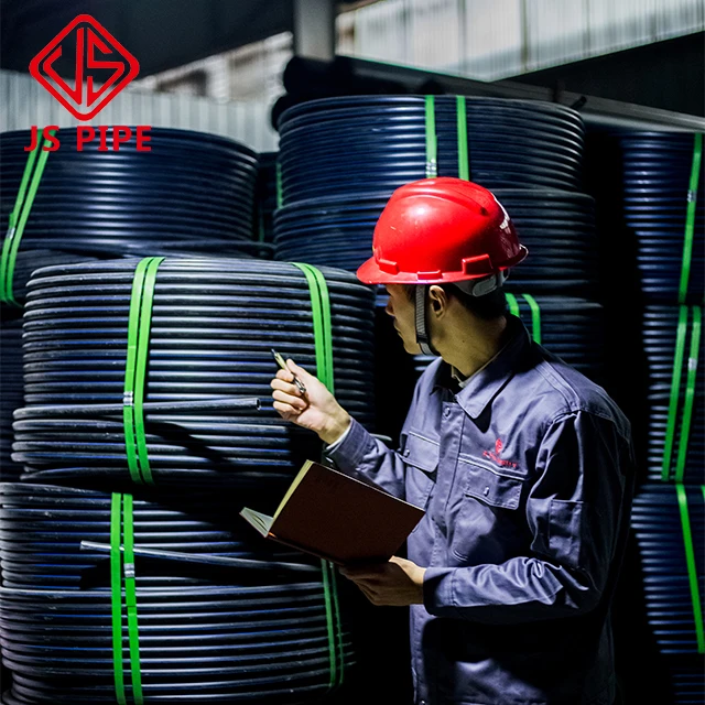 HDPE PIPE 32mm  WALL THICKNESS 3.0MM PN16 1 Inch Hdpe Black Plastic Water Pipe Roll  Pe 100