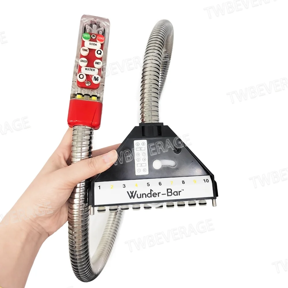 post mix soda fountain dispenser 4-12 ways soda bar gun system with under counter chiller