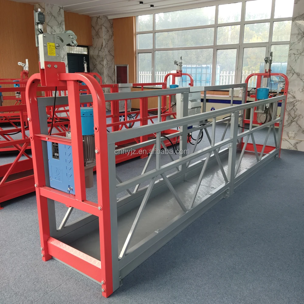 Modern Industrial ZLP800 Aerial Work Lift Aluminium Electric Suspended Working Platform Hanging Basket Aluminum Alloy