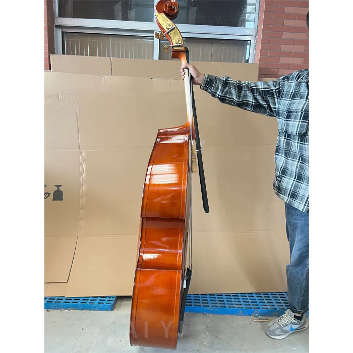 wholesale Practice Double Bass Maple Spruce Wood Contrabass Bass Upright Bass