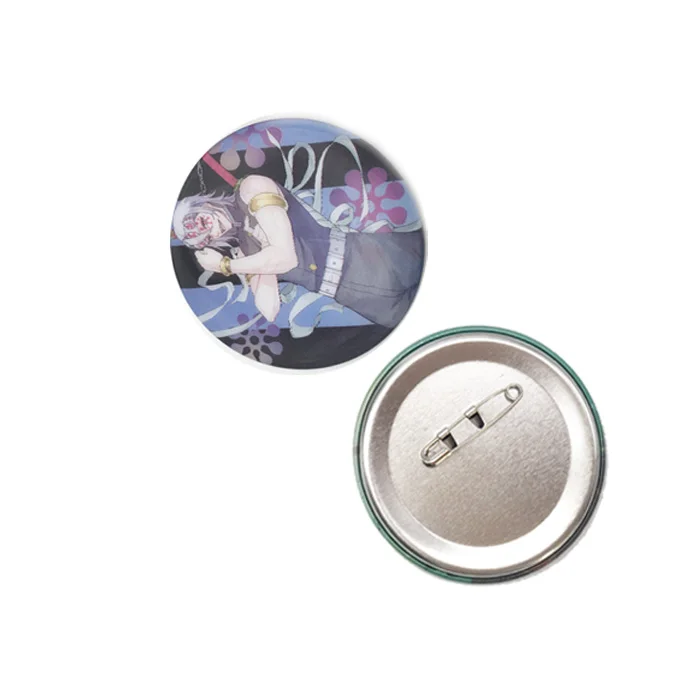 Custom 3d pins 58mm lenticular anime badge lenticular button 3d badge