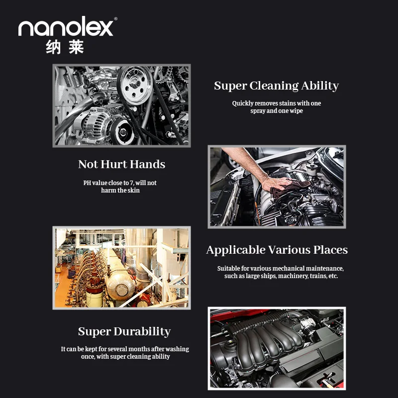Nanolex 102 оригинальный производитель легко очищающий фантастический очиститель двигателя удаление масла детализирующее покрытие автомобиля спреи для