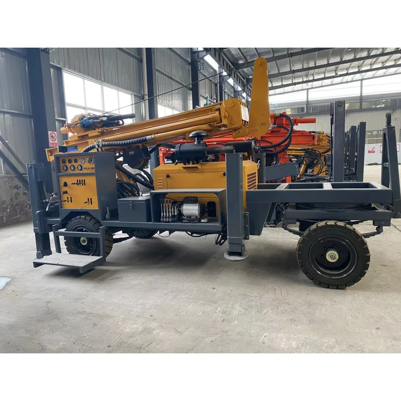Trailer Mounted Water Well Drilling Rig Well Drilling Machine For Residential In Africa Market