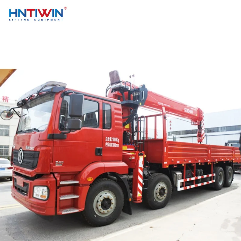 Discounted price Euro V ISUZU 10 tires 16 ton truck mounted mobile crane with Rear hydraulic ladder