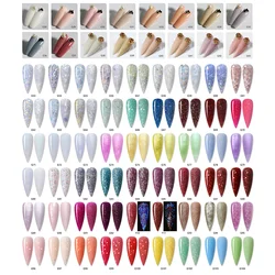 70 Glitter Color Poligel Wholesale Nail Supplies UV Poly Gel Polish Nail Poligel