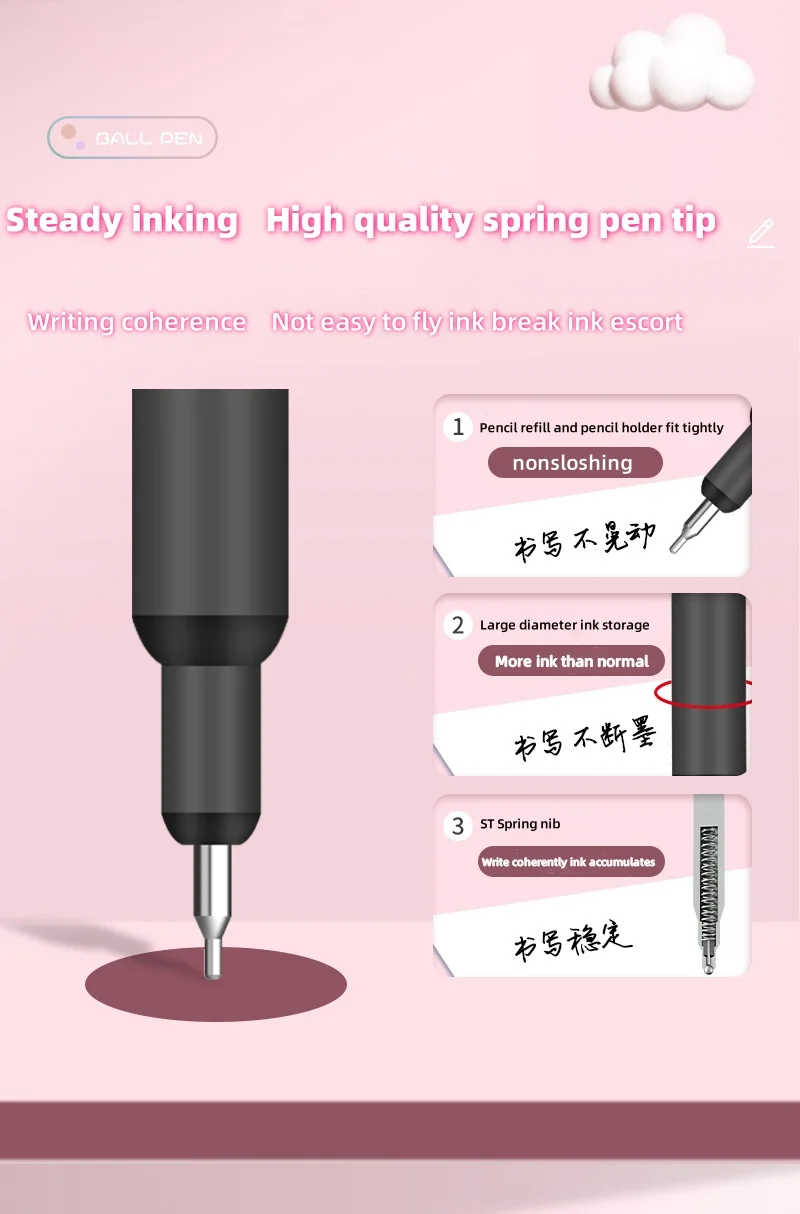 New stock wholesale High Appearance Level ST Press Side press Neutral Signature pen Dopamine press neutral pen