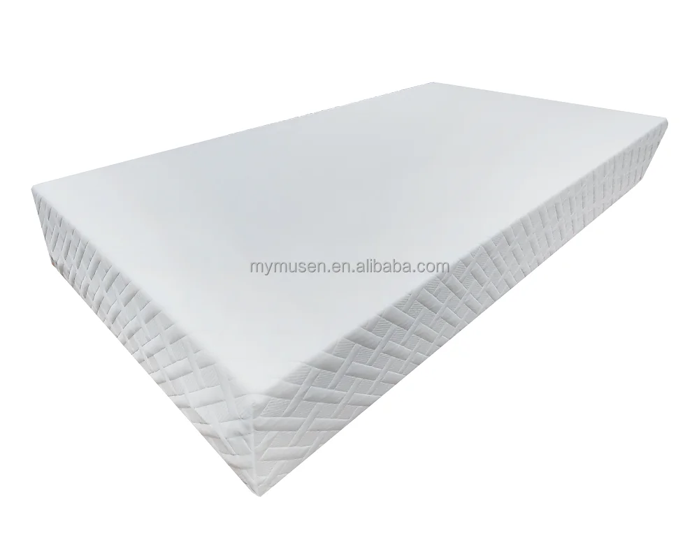 OEM Tex Cel Bamboo Fiber Terry Fabric Waterproof Bed Bug Mattress Cover Plain Top Skirt Knit