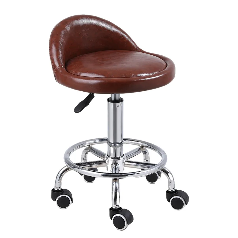 Commercial Industrial Furniture Kitchen Height Bar Stools Leather Bar Stool High Chair for Sale