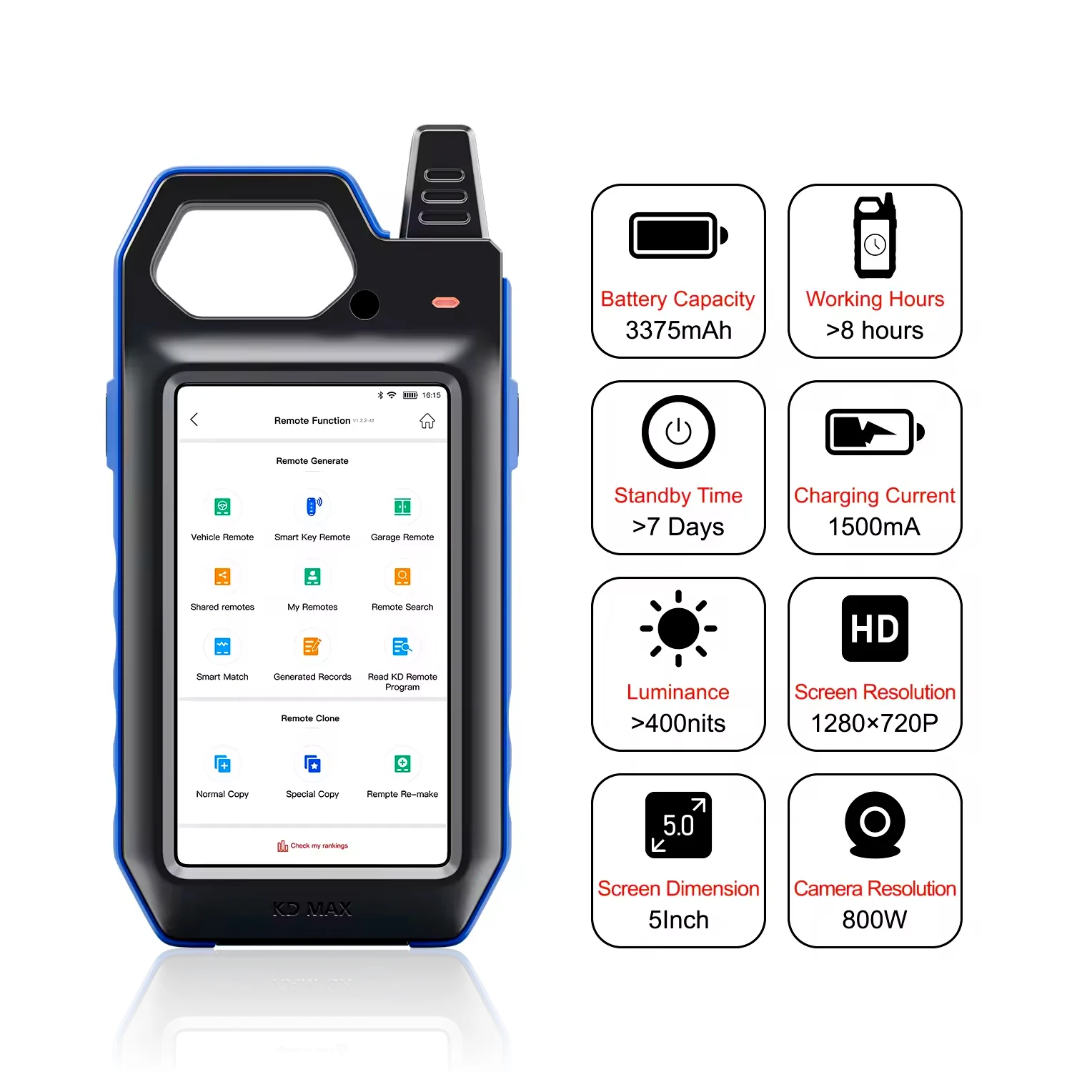 KEYDIY KD Max Remote Transponder Cloning Device Car Key Programmer  Auto Remote Generator Chip Reader Frequency Tester  Car Tool