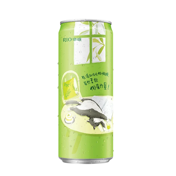 Новейшие продукты 330 мл маленькая Красивая Серия белая португальская Коктейльная банка с ароматом винограда из алюминия