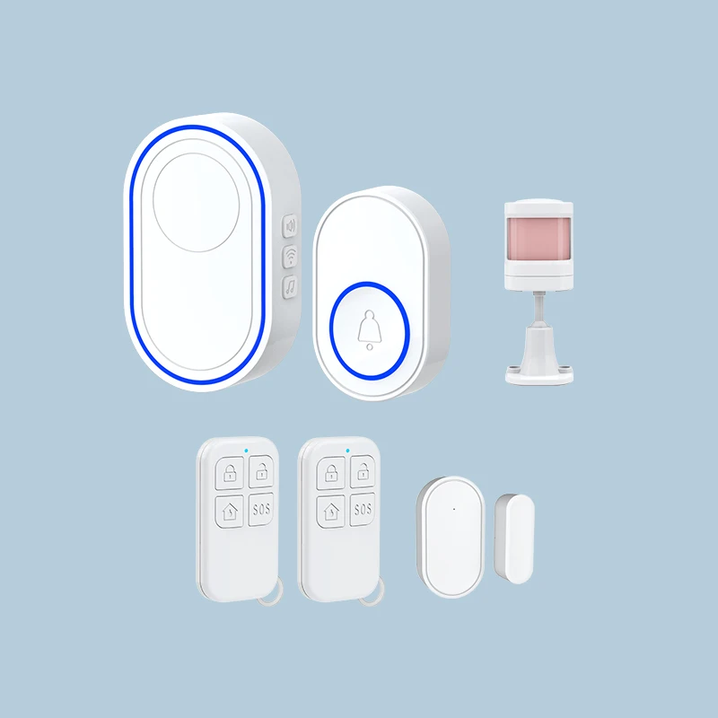 Умный дверной звонок Tuya Home 1 кольцо звуковая и электрическая вспышка работает с
