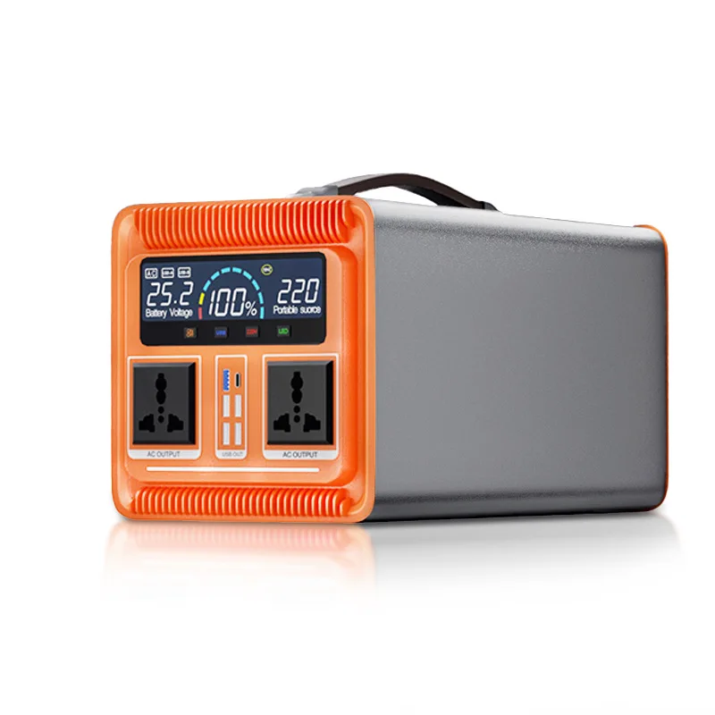Outdoor 400W 30Ah Rechargeable Emergency Camping Energy Generator Solar Portable Power Station