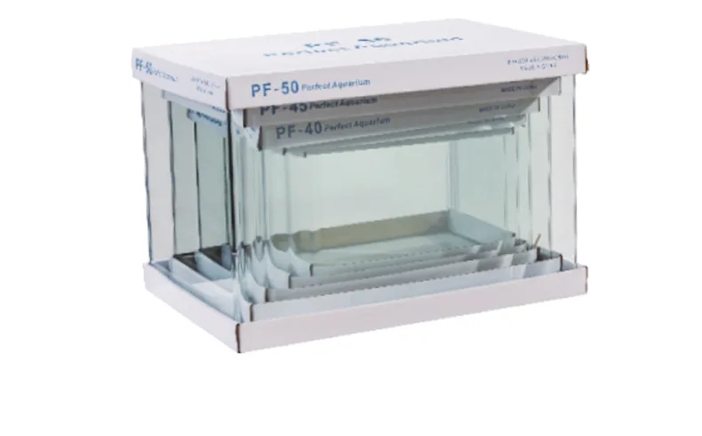 Factory wholesale transparent fish tank various sizes 5 in1 living room ornamental fish tank