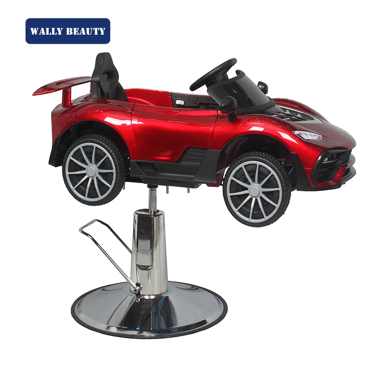 Salon Furniture Red Baby Car Kids Barber Toy Chair  With Music Story